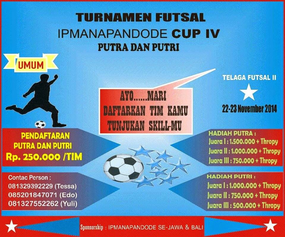 30 Ide Keren Pamflet Turnamen Futsal Little Duckling Blog