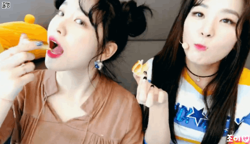 ㄹㅇ 겁나 귀여운 레드벨벳 슬기랑 예리미.gif | 인스티즈