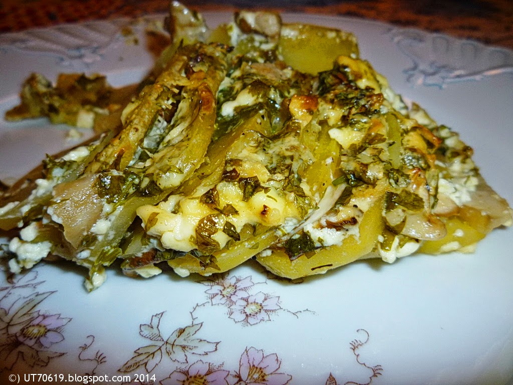 Kraut &amp; Rüben: Rezept. Steinpilz-Kartoffel-Gratin.