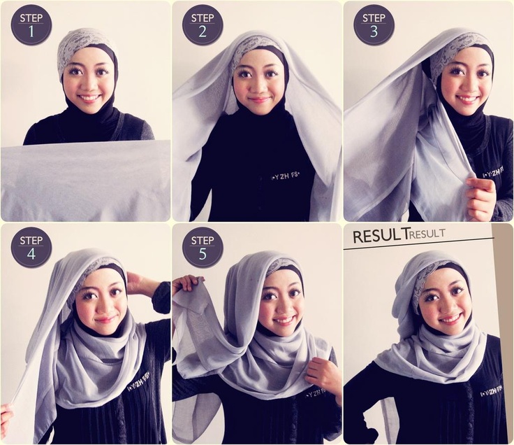 Tutorial Hijab Pashmina Kaos TERBARU
