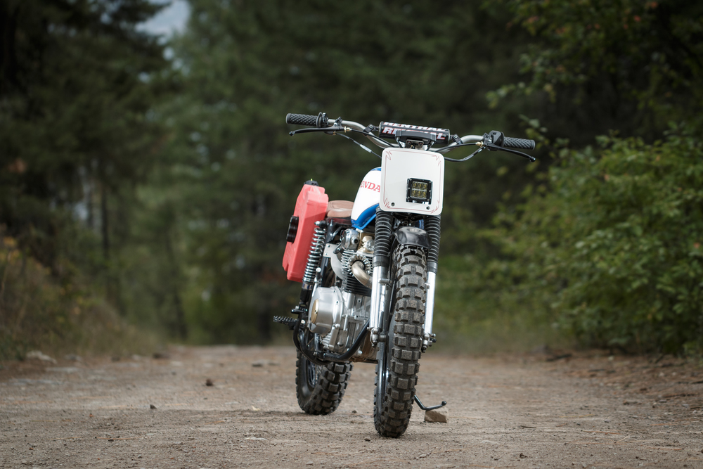 Hell Kustom Honda CL350 1973 By Number 8 Wire Motorcycles