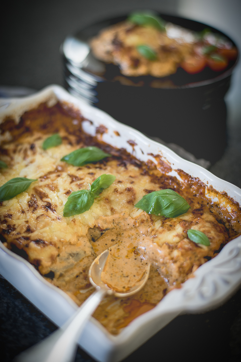 Home 2 Tiny Auberginelasagne lchf