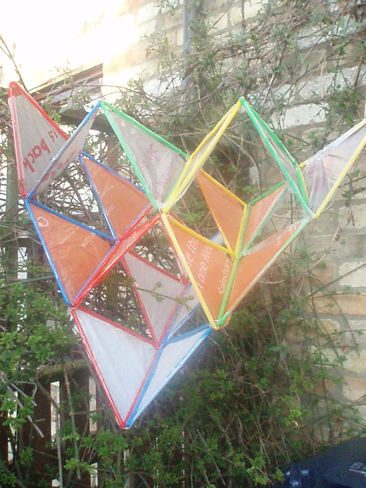 Whimsical Frippery Day Twenty eight Tetrahedral kite