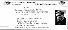 AUDITORIO MARCELINO CAMACHO - 15 de abril - 11:30 h
