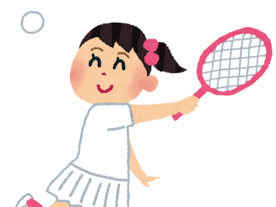 最高のイラスト画像 かっこいい ソフトテニス ラケット イラスト