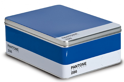 Pantone color tin box - blue
