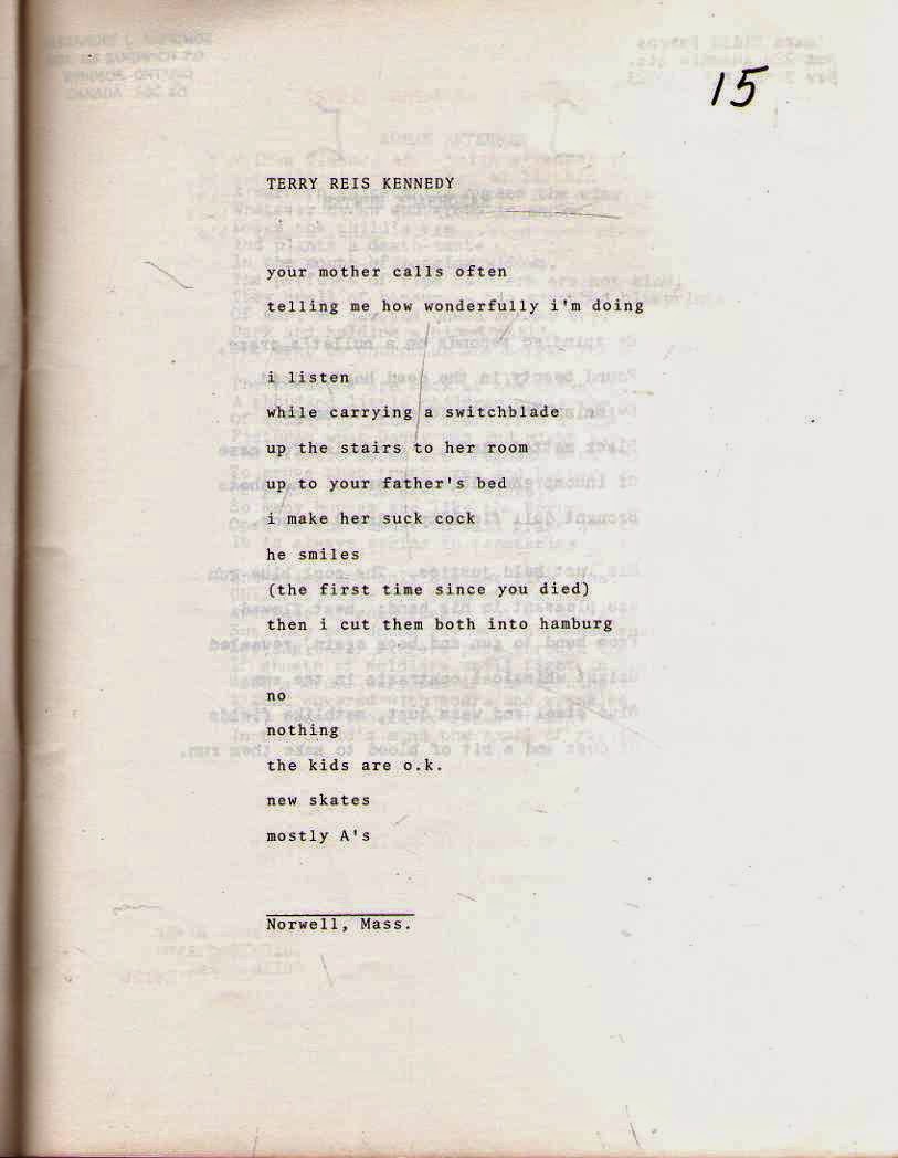 Gonzo Library of the Indy Outlaw: THE SMITH -Poems We Usually Reject- 1973