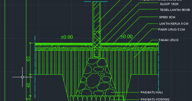 Cara Menggambar Detail Spesi Lantai Pada Autocad - Arsitek Blog