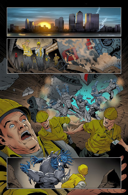 Richard Elson art work for Marvel UK Revolutionary War Alpha #1