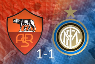AS Roma 1 - 1 Inter final score.