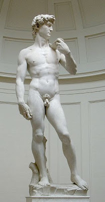 Simpsons Michelangelo's David Nude not covered up penis