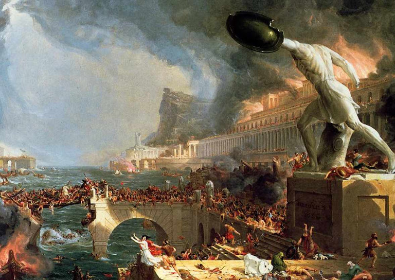 A queda de Roma, Thomas Cole (1801 – 1848). New-York Historical Society.