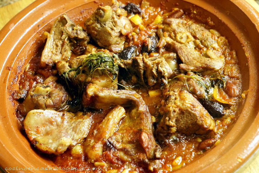 Cocino en Casa "Tajine" de cordero