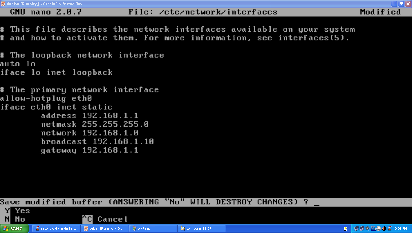 Dhcp debian 12