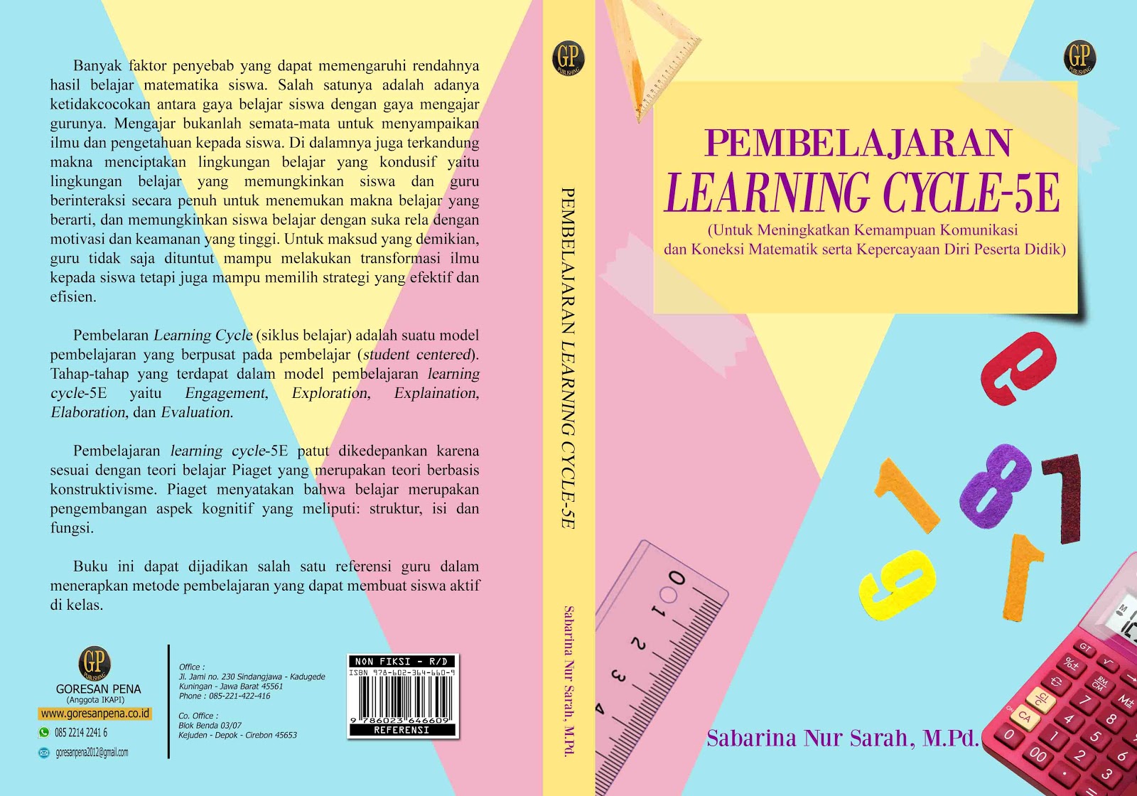 Pembelajaran Learning Cycle 5e Sabarina Nur Sarah M Pd Penerbit Goresan Pena Anggota Ikapi
