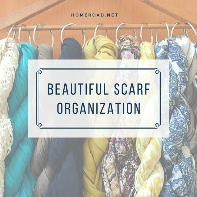 How to create beautiful vintage scarf organization www.homeroad.net