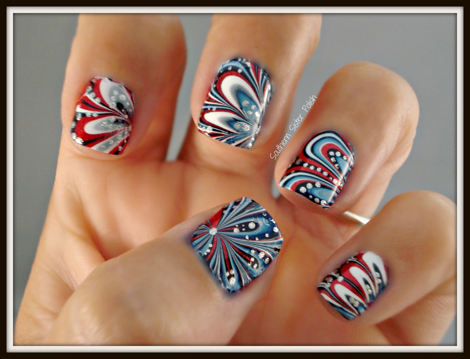 Easy 4th of July Nail Art Tutorial - wide 7