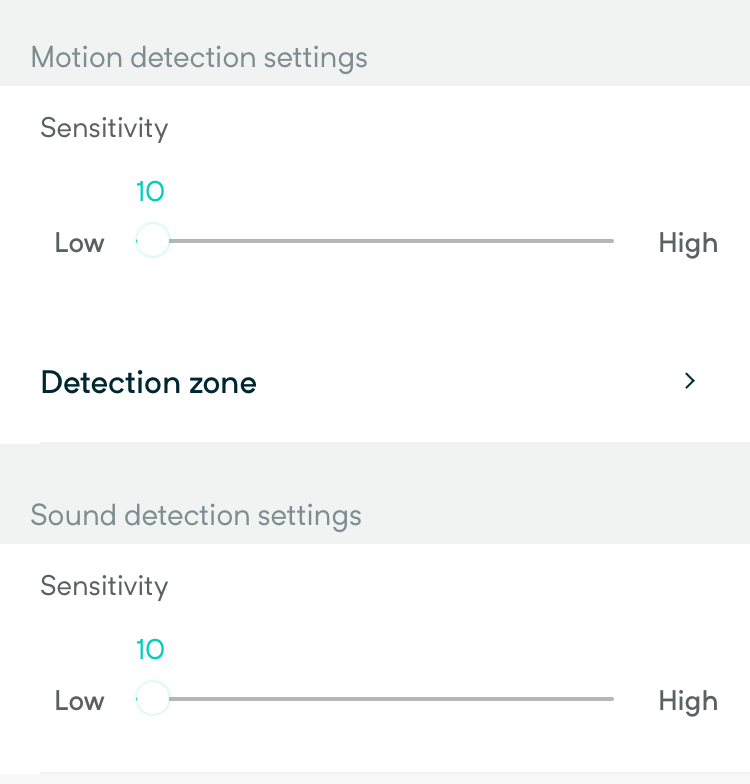 How to set Detection Settings and Zones on Wyze cam —