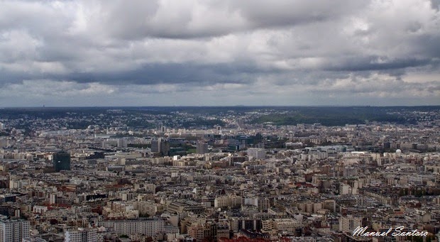 Parigi, panorama dal Tour Montparnasse Parigi, panorama dal Tour Montparnasse