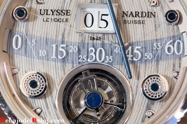 Ulysse Nardin Grand Deck Marine Tourbillon dial   Ulysse Nardin Grand Deck Marine Tourbillon dial