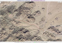 Aerial - GPS track by Matt Kelliher, Indian Cove to Mount Mel (3814’), from Peakbagger.com