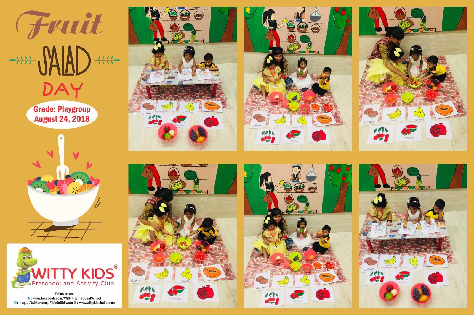On The Top Of The World Fruit Salad Day Play Group Witty