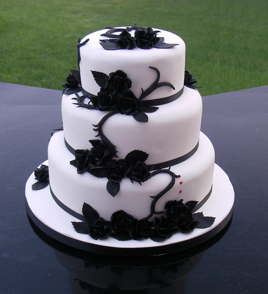 Amazing Black And White Wedding Cakes [40 Pic] Awesome Pictures