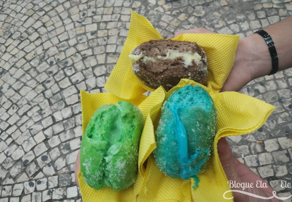 as bolas de berlim vegan dão cor a Lisboa berlineta+ bolas de berlim coloridas + Lisboa + parque das nações+ vegan + receitas vegetarianas + bolas de berlim azuis e verdes + blogue português de casal + pedro e telma + ela e ele+ ele e ela