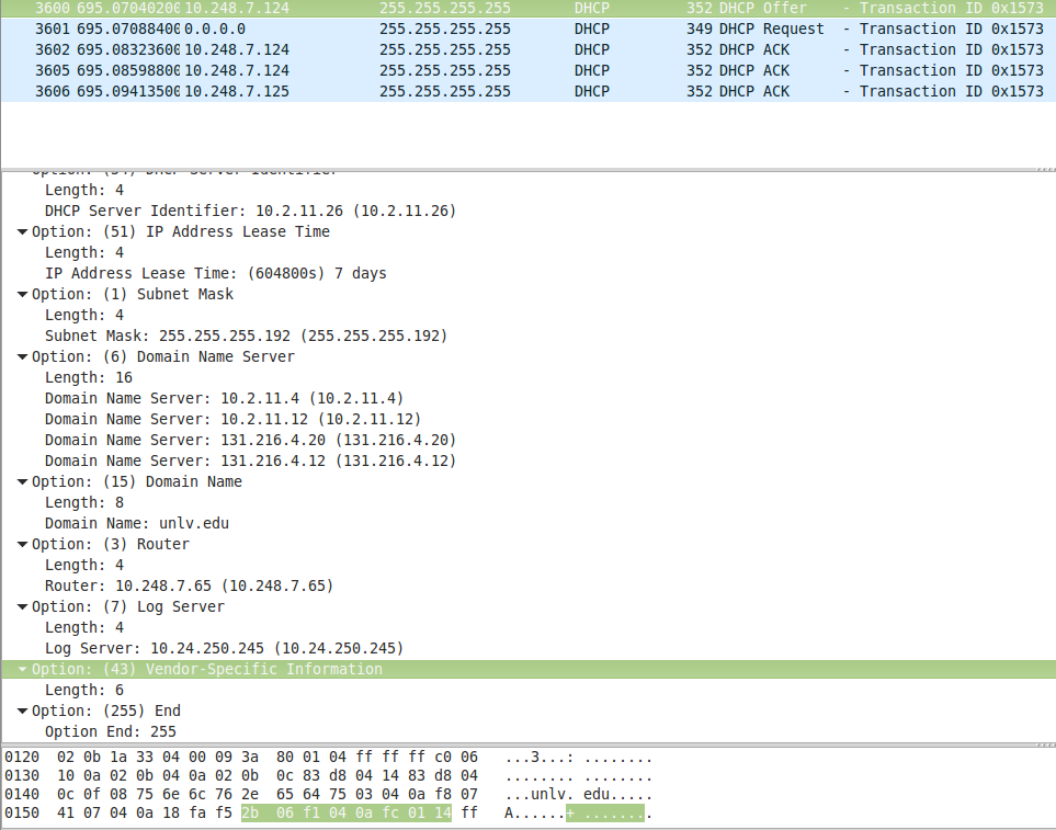 Dumping ground for wireless, route, switch stuff. DHCP Option for WLC