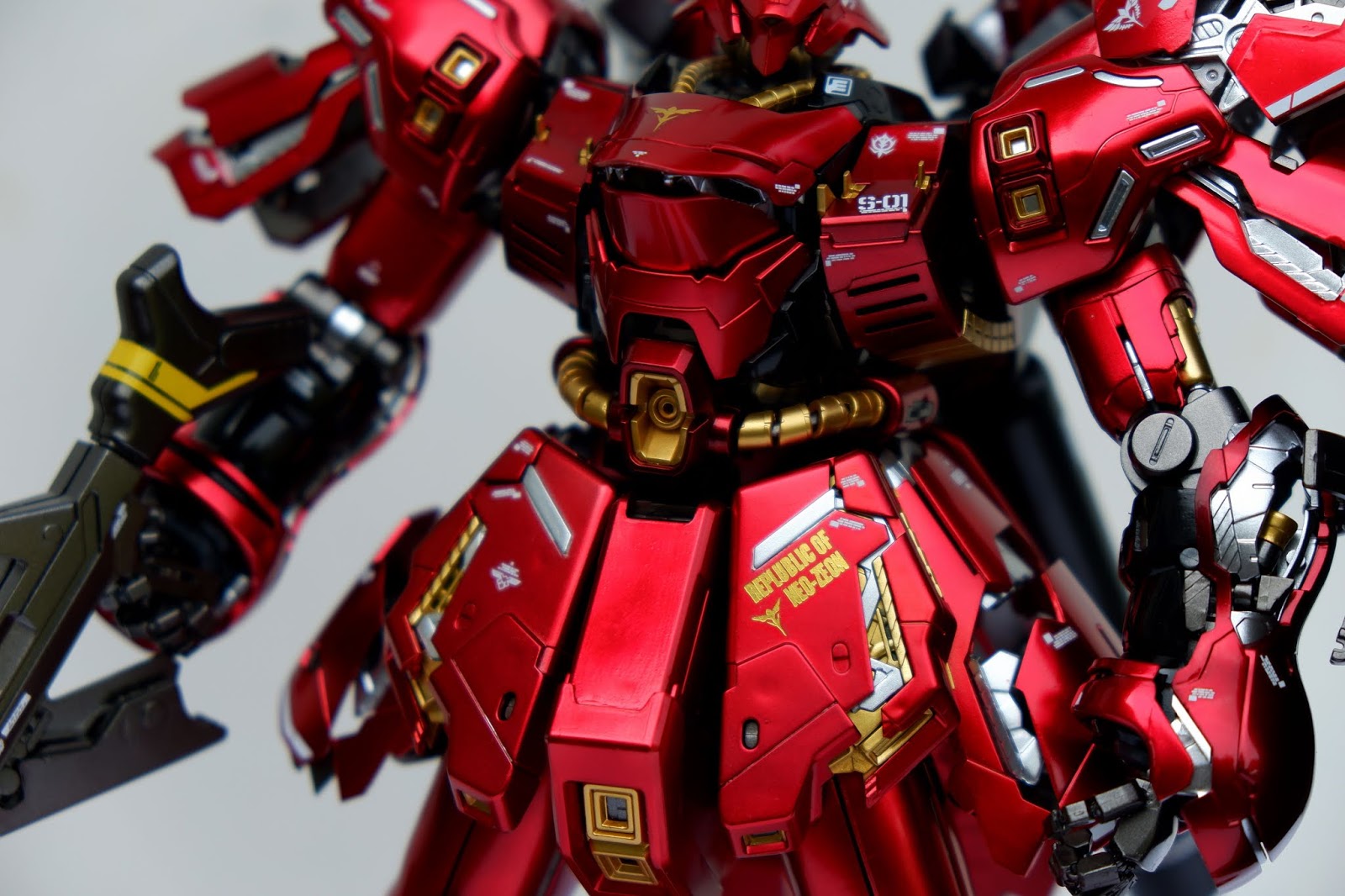 BANDAI MASTER GRADE MG GUNDAM MSN-04 SAZABI VER KA 1/100 MODEL KIT - Foto 7