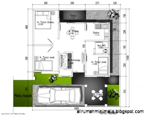 Sketsa Rumah  Minimalis  Satu  Lantai  Design Rumah  Minimalis 