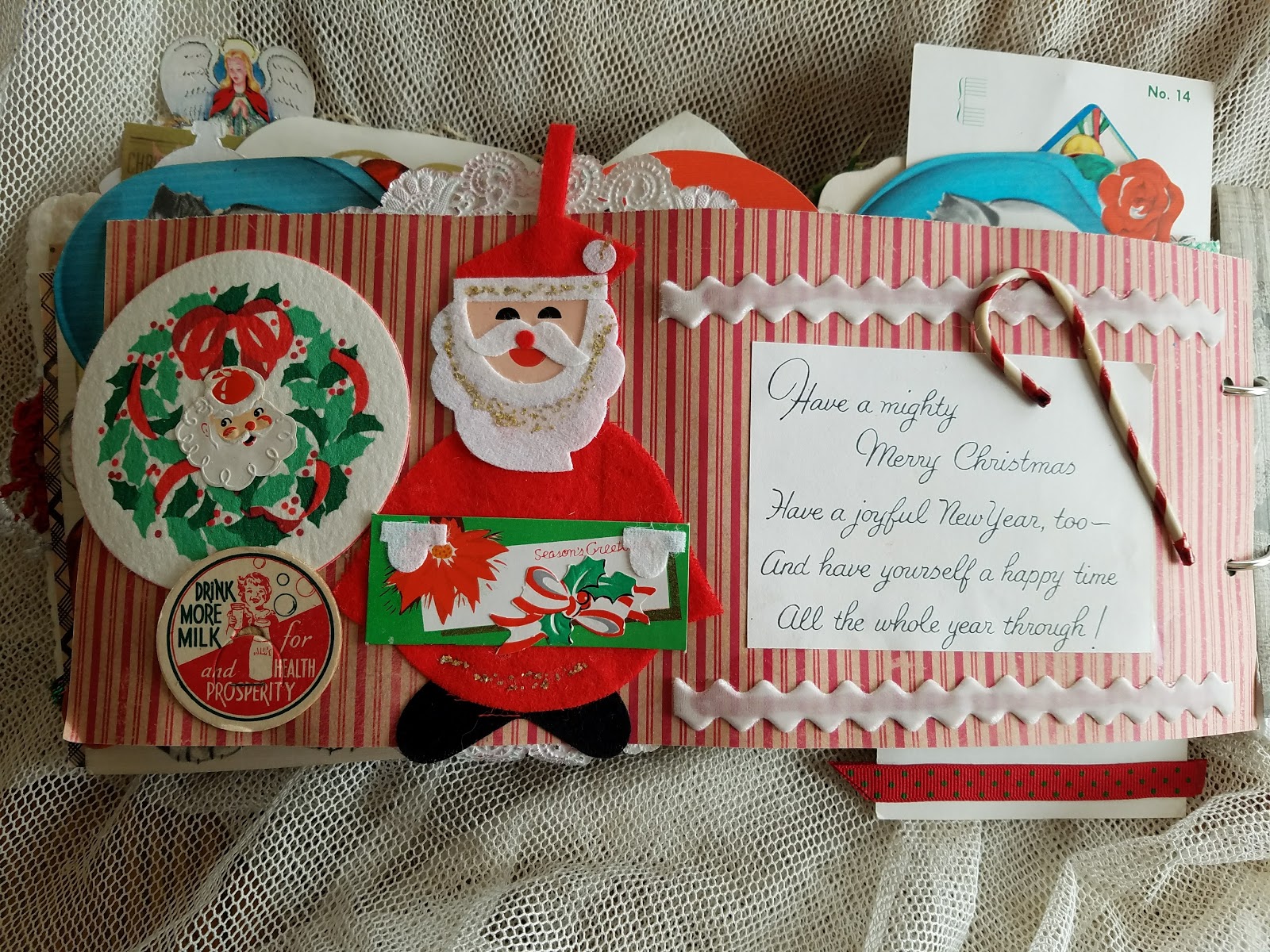 Vintage Christmas Ephemera Book