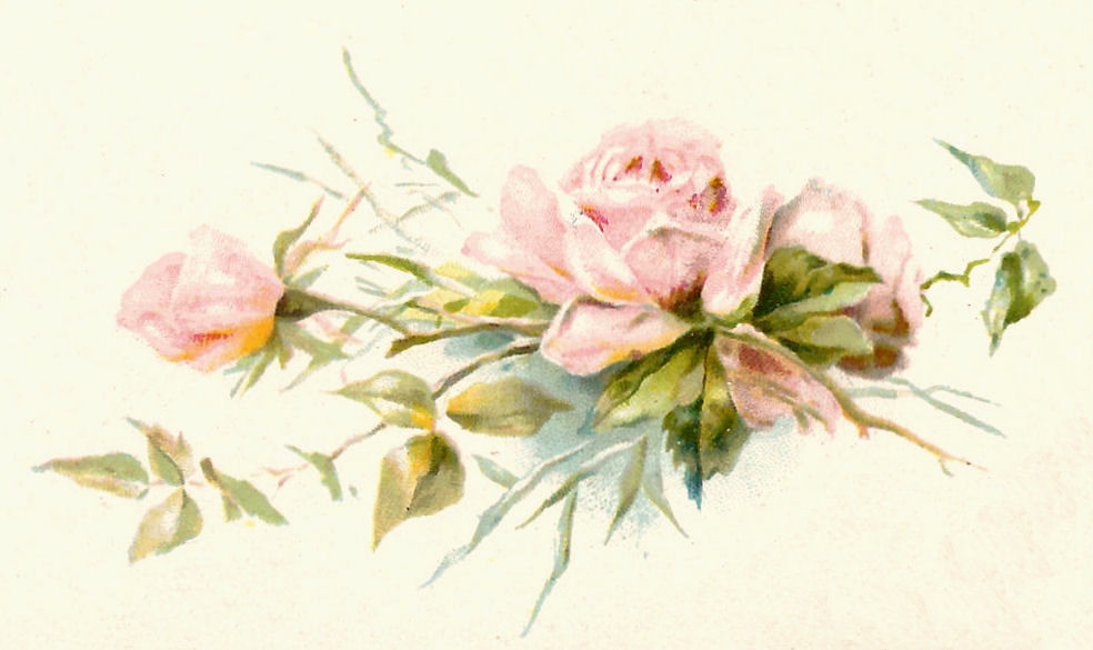 free vintage flower clip art - photo #6