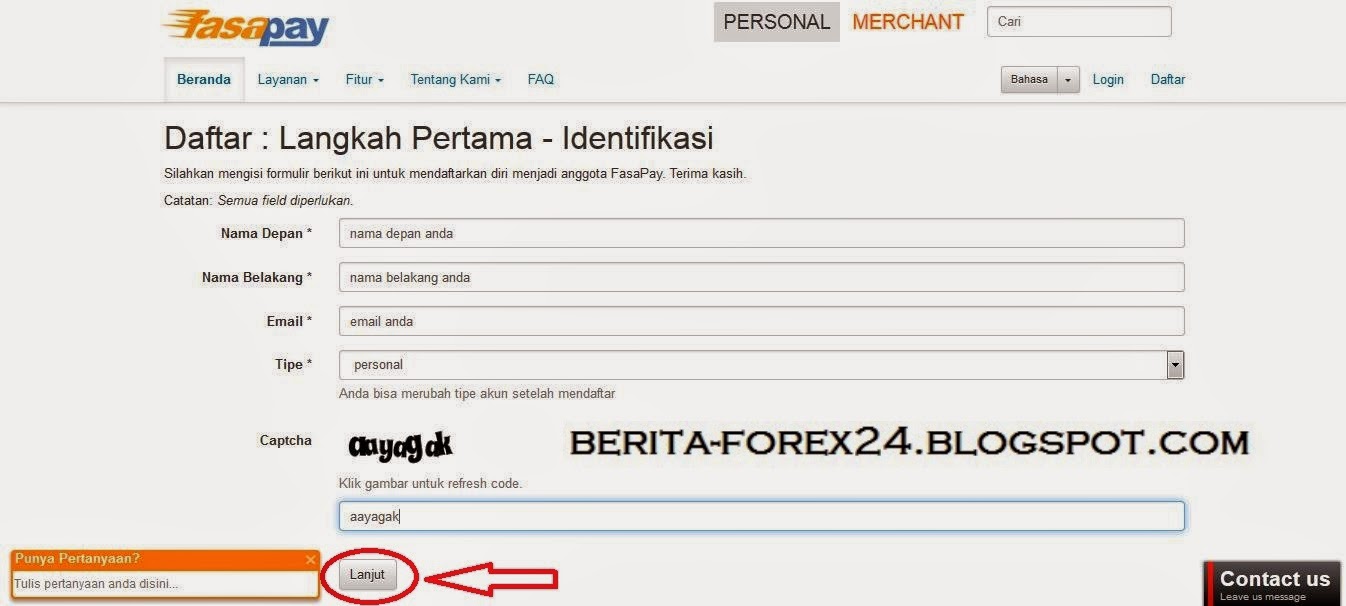 Cara Daftar Fasapay