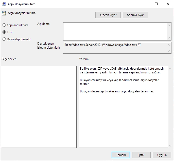 Windows Defender'ı ZIP, RAR & CAB dosyalarını taramaya zorlama 4 Image%2B6