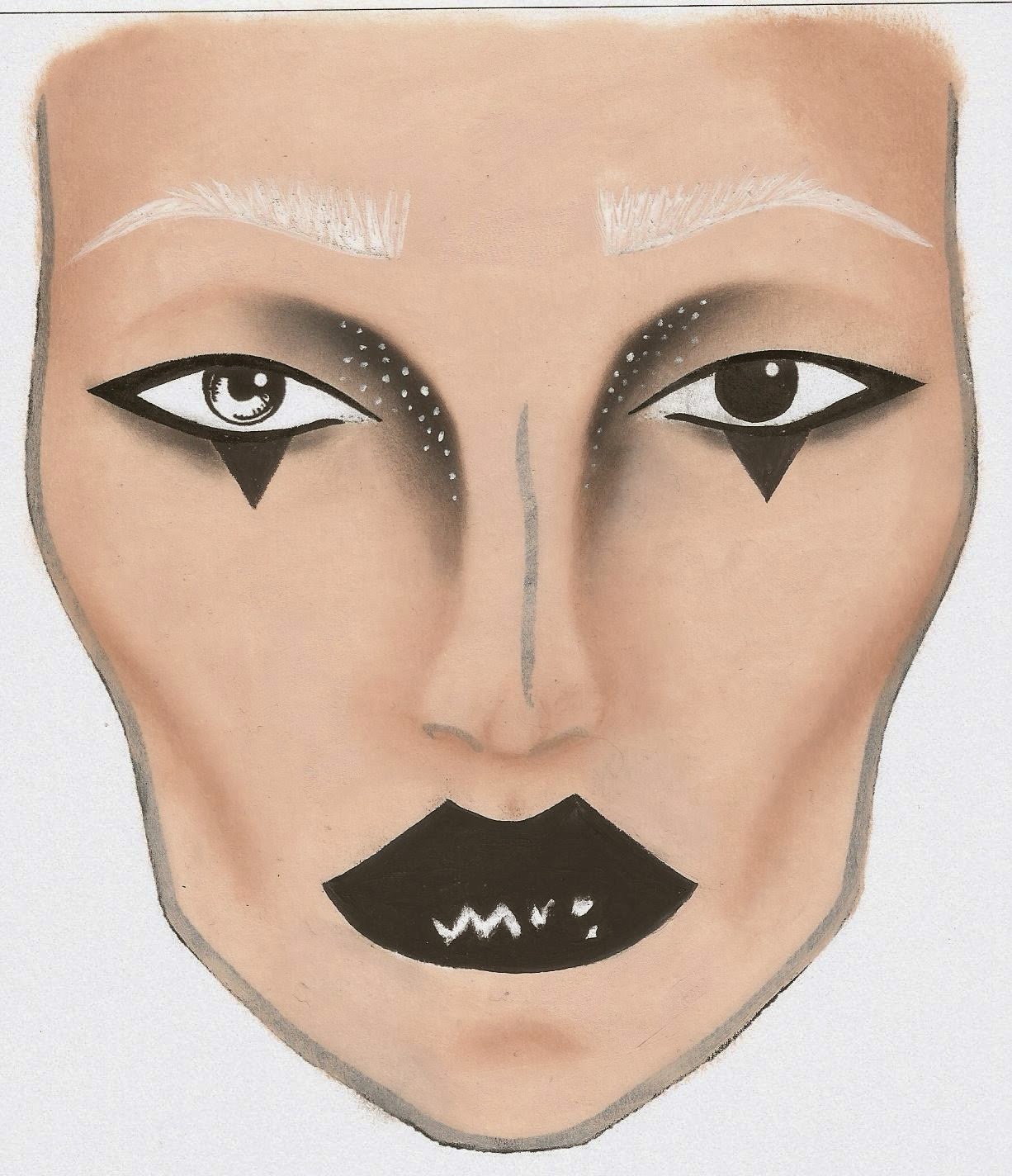 The New Elizabethans: Achromatic Makeup Look