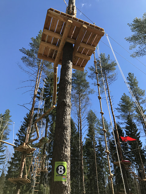 Uusi köysiseikkailupuisto avattiin Helsingin Paloheinään 18 Uusi köysiseikkailupuisto avattiin Helsingin Paloheinään 17