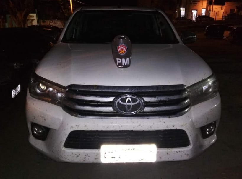 24ª CIPM recupera em Jacobina veículo roubado na cidade de Ipirá