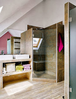 Arte y Arquitectura: Un baño en la buhardilla, ideas para aprovechar el