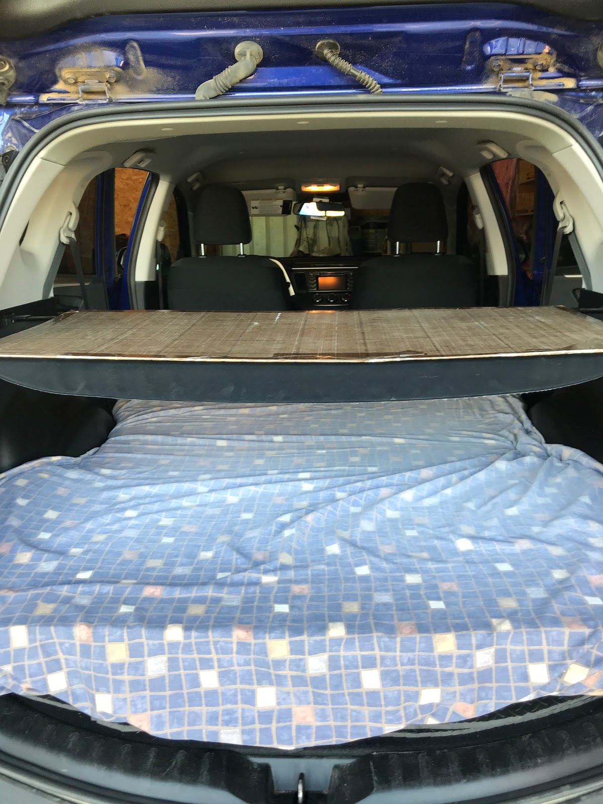 Car camping in our Toyota Rav4