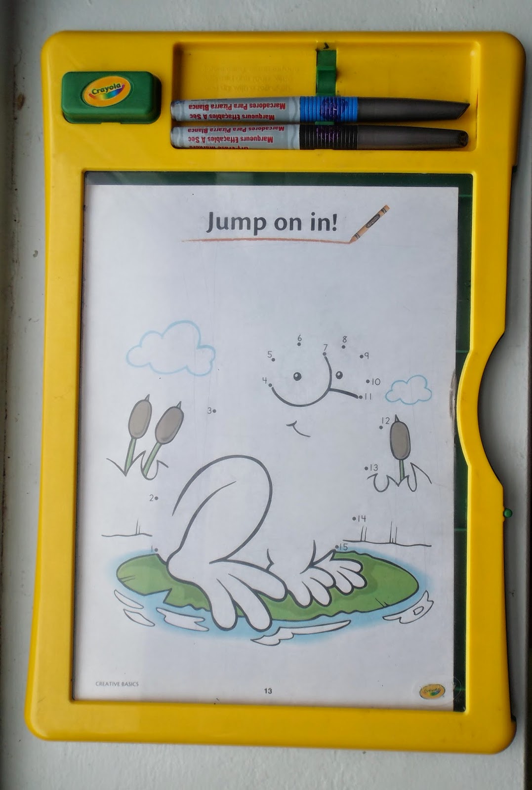 Retiring Wanderer blog of happy autism mommy Crayola dry erase