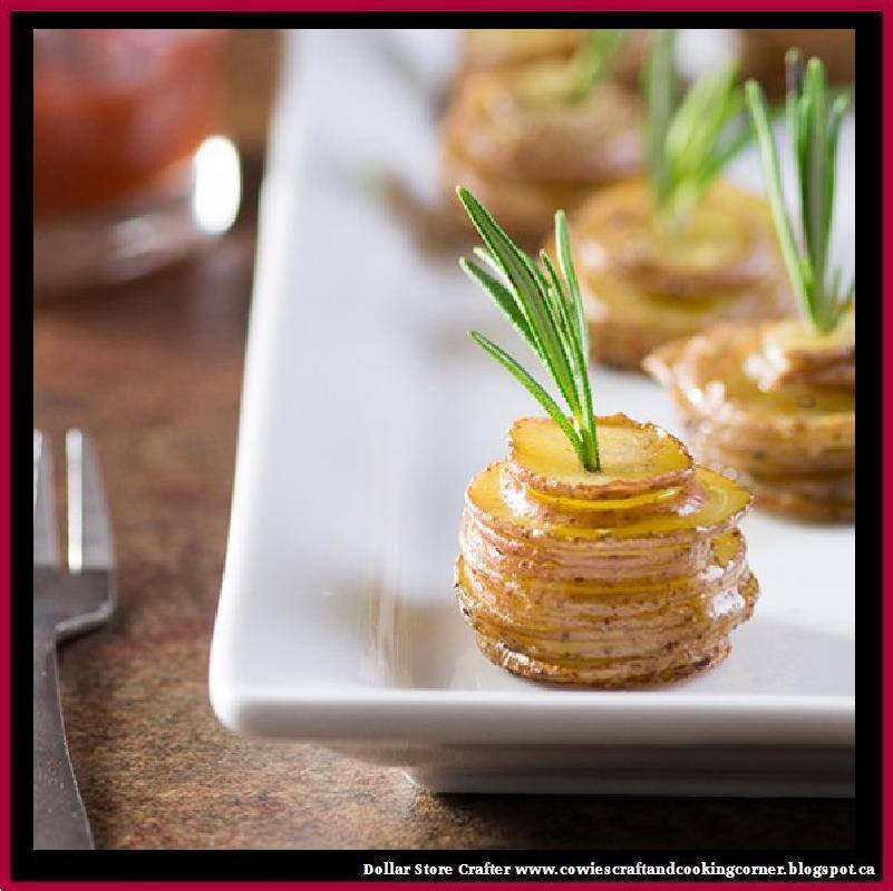 Dollar Store Crafter: Roasted Baby Potato Stacks