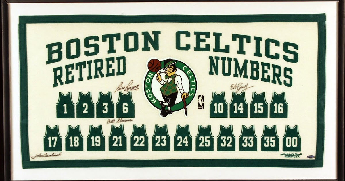Celtics Retired Numbers