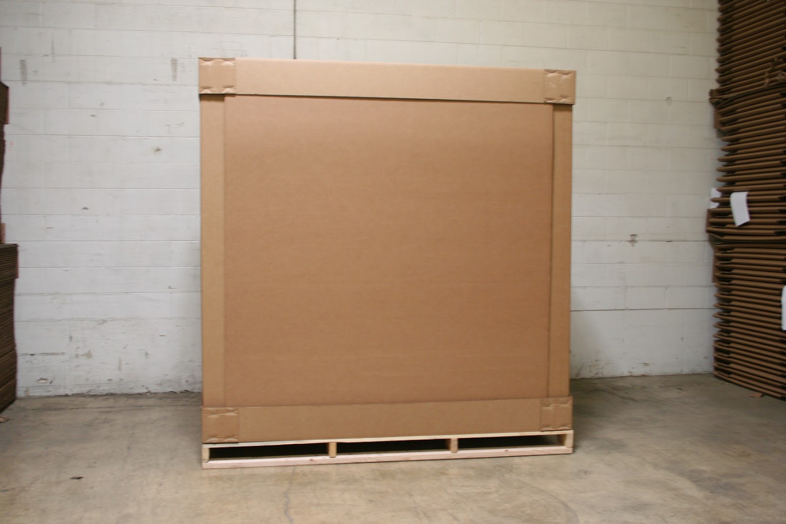 Ox Box Triple Wall Corrugated Large Moving Crate Boxes