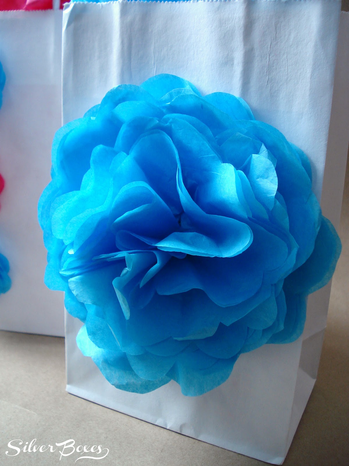 Silver Boxes: How To Make Tissue Paper Flowers
