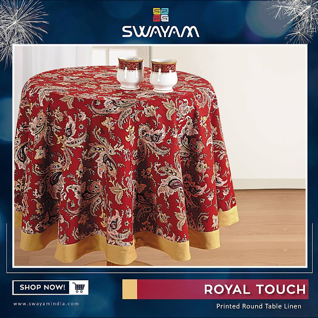 SWAYAM INDIA How Dining Table Covers Add an Eye Catching Appearance