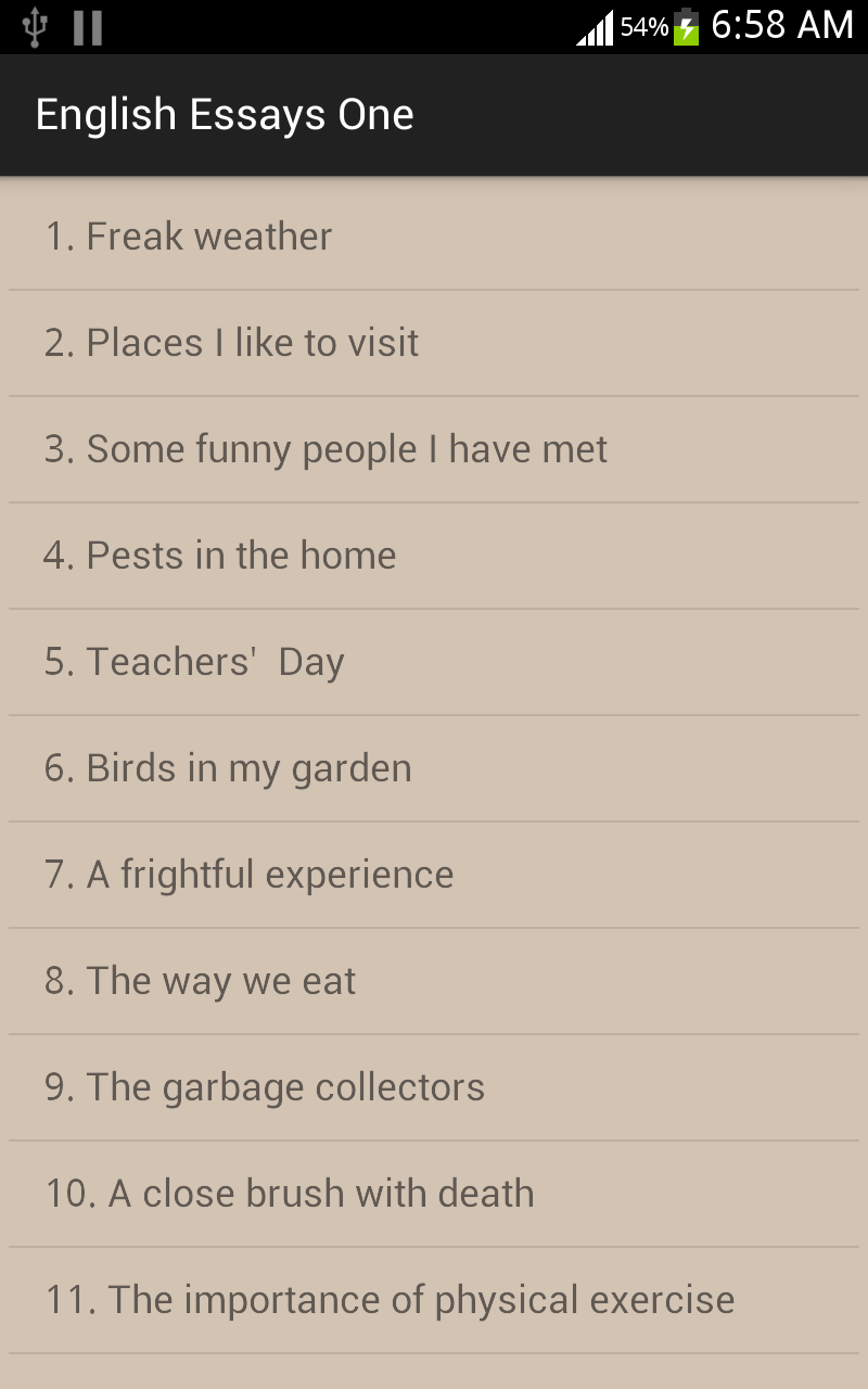 Uses of android picture