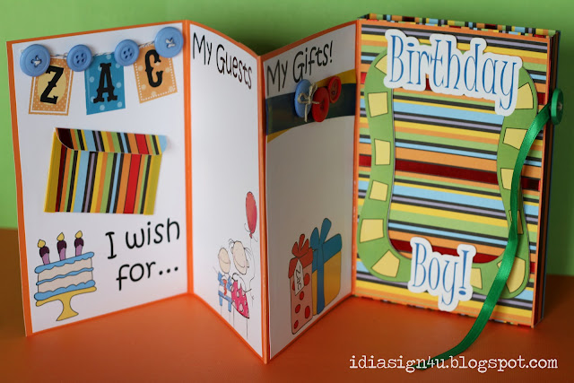 DIY Birthday Card | Book For Birthday Keepsakes by ilovedoingallthingscrafty.com