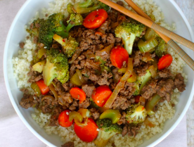 Easy Ground Beef Stir-Fry - Vanessa.Fit
