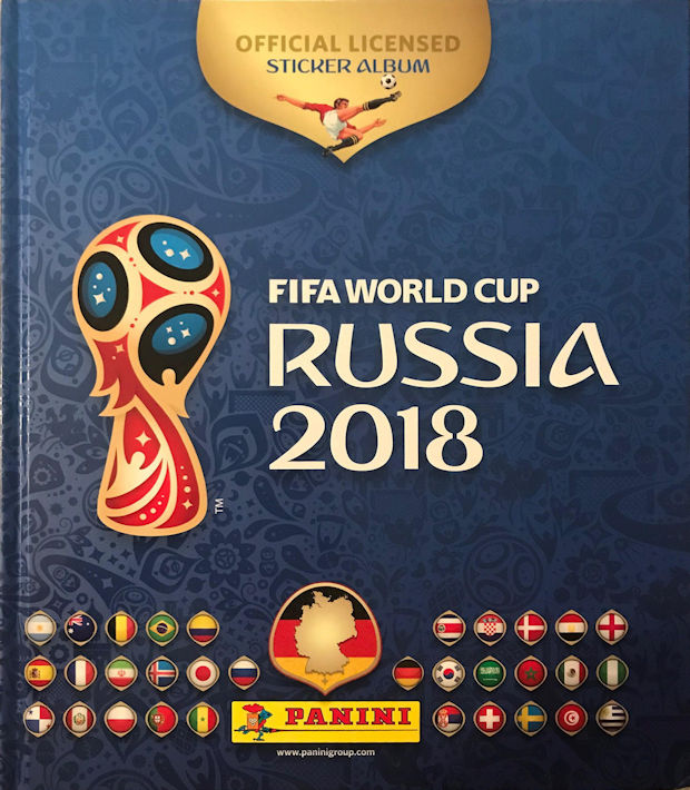 M1-M9 Hardcover Album PANINI Russia 2018 World Cup 18-100 Tüten Display 